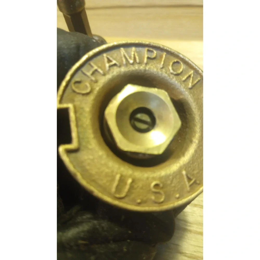 Master Restorer Set: 5 Polished Champion LA Brass Sprinkler Heads & Original...
